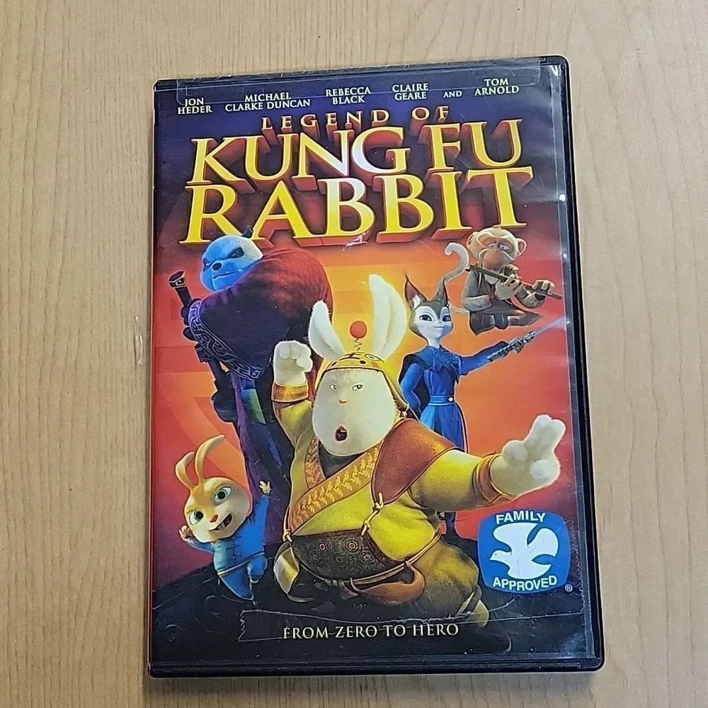 Kung Fu Rabbit Action Dvd,Kung Fu Panda‎ dvd, Book And Figures
